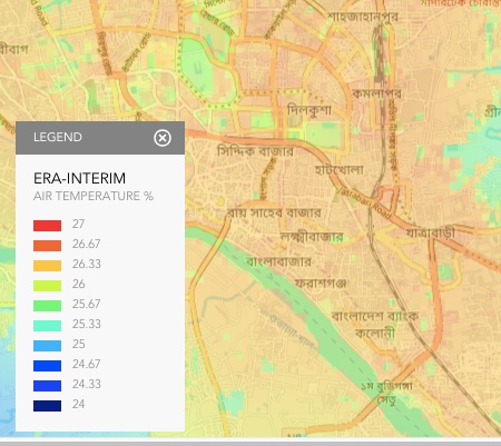 Urban climate data platform